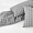 Uni-Sheet Washed Cotton Grey Denim Square (без резинки) 3493954