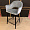 Стул Белладжио серый бархат ножки черные для кафе, ресторана, дома, кухни 2189989