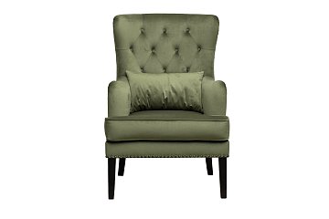 Кресло Rimini велюр зеленый Colton 008-ZEL  с подушкой