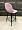 Стул Копенгаген пыльно-розовый бархат ножки черные для кафе, ресторана, дома, кухни 1946129
