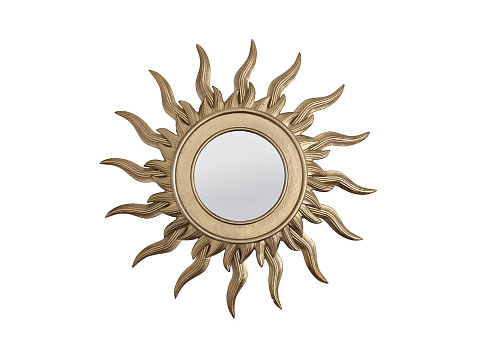 Зеркало декоративное "Солнце" цвет золото d60см 94PR-21901