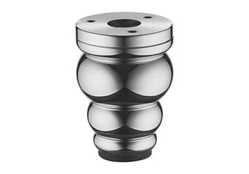 Ножка Adjustable Shiny Chrome H 8 cm