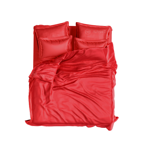 Set Royal Cotton Sateen Noble Red