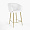 Стул Гарда белый экомех ножки золото для кафе, ресторана, дома, кухни 1927187