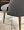 Париж темно-серый бархат с вертикальной прострочкой (снаружи и внутри) ножки под золото для кафе, ре 2080231