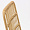 Пунта-Кана плетеный бежевый ножки металл черные подушка серая для кафе, ресторана, дома, кухни 2192067