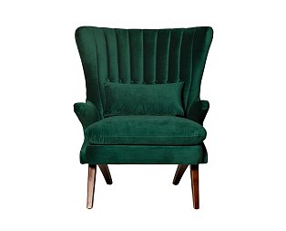Кресло велюр зеленый DY-733