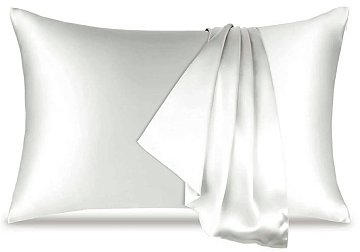 Pillow Case 100% Silk Ivory White