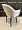 Магриб New вращающийся бежевый бархат ножки черные для кафе, ресторана, дома, кухни 2089436