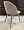 Париж бежево-серая ткань с вертикальной прострочкой (снаружи и внутри) ножки под золото для кафе, ре 2088008