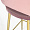 Стул Белладжио пыльно-розовый бархат ножки золото для кафе, ресторана, дома, кухни 2096082
