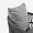 Ибица плетеный серый ножки металл серые подушка серая для кафе, ресторана, дома, кухни 2224863