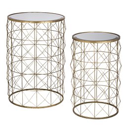 Набор из 2-х декоративных столиков Salvador