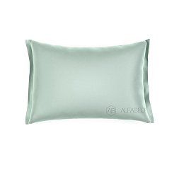 Pillow Case Royal Cotton Sateen Aqua 3/2