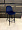 Стул Копeнгаген темно-синий бархат ножки черные для кафе, ресторана, дома, кухни 2098121