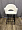 Стул Белладжио белый экомех ножки черные для кафе, ресторана, дома, кухни 1926278