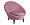 Кресло Eveline розовое 1228612