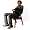 Кай + коричневая экокожа орех для кафе, ресторана, дома, кухни 2983101