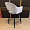 Стул Белладжио Нью вращающийся серый бархат ножки черные для кафе, ресторана, дома, кухни 1913573