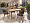 Белфаст бежевая ткань, массив бука (цвет орех) для кафе, ресторана, дома, кухни 2112111