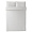 Set Lenjerie ALFABED Premium Cotton Sateen White Design Modern Look (Gold Tape)		 3739466