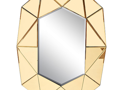 Зеркало в золотой зеркальной раме KFG132