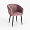 Гарда пыльно-розовый бархат ножки черные для кафе, ресторана, дома, кухни 1855827