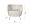 Кресло ткань букле белое ZW-852 WH 1605198