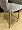 Стул Белладжио серый экомех ножки золото для кафе, ресторана, дома, кухни 2236367