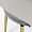 Белладжио Нью вращающийся серый бархат ножки золото для кафе, ресторана, дома, кухни 2166495