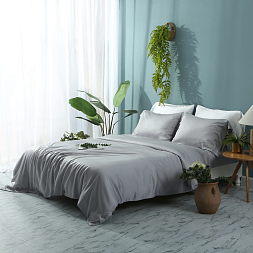 ALFABED Exclusive 100% Modal Cold Grey 			