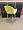 Стул Белладжио горчичный бархат ножки золото для кафе, ресторана, дома, кухни 1512857