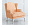 Кресло Френсис оранжевое 1237044