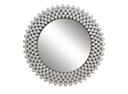 Зеркало круглое в раме из кристаллов d80см 50SX-1808