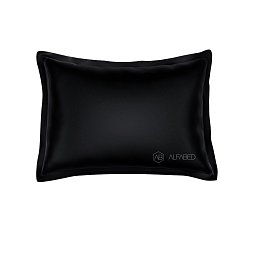 Pillow Case Premium Cotton Sateen Black 3/4