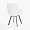 Авиано вращающийся белый экомех ножки черные для кафе, ресторана, дома, кухни 2089043