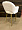Стул Белладжио белый экомех ножки золото для кафе, ресторана, дома, кухни 1926302