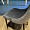 Люцерн серый бархат вертикальная прострочка ножки черные для кафе, ресторана, дома, кухни 2094815
