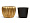 Кашпо TREEZ Effectory Metal Чаша Design Wave Сусальное золото в-32, д-38 см 2879874