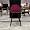 Стул Париж темно-красный бархат с прострочкой ромб ножки черные для кафе, ресторана, дома, кухни 2098152