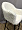 Стул Белладжио белый экомех ножки черные для кафе, ресторана, дома, кухни 2191029