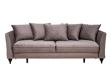 Диван Sorrento 230M трехм. раскл.,велюр сер.Colt017 230*101*86