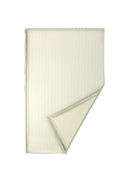 Topper sheet case premium woven cotton sateen stripe cream v h 15