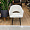 Белладжио белый экомех ножки черные для кафе, ресторана, дома, кухни 2190896