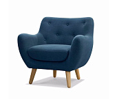 Товар Дизайнерское кресло Oloff синее добавлен в корзину