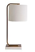Товар Лампа настольная плафон белый 27*h.66 см 22-89016 добавлен в корзину
