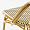 Маре плетеный бежевый ножки светло-коричневые под бамбук для кафе, ресторана, дома, кухни 2224776