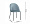 Дижон серо-голубой бархат ножки черные для кафе, ресторана, дома, кухни 2189771