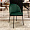 Дижон темно-зеленый бархат ножки черные для кафе, ресторана, дома, кухни 2165160