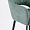 Стул Белладжио зеленая ткань ножки черные для кафе, ресторана, дома, кухни 2201300